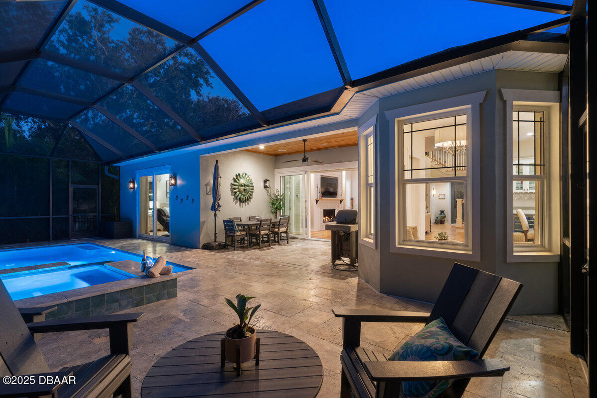 54 Ocean Way Drive Ponce Inlet, FL 32127 - Photo 64 of 76 a view of a dining room with furniture window and wooden floor