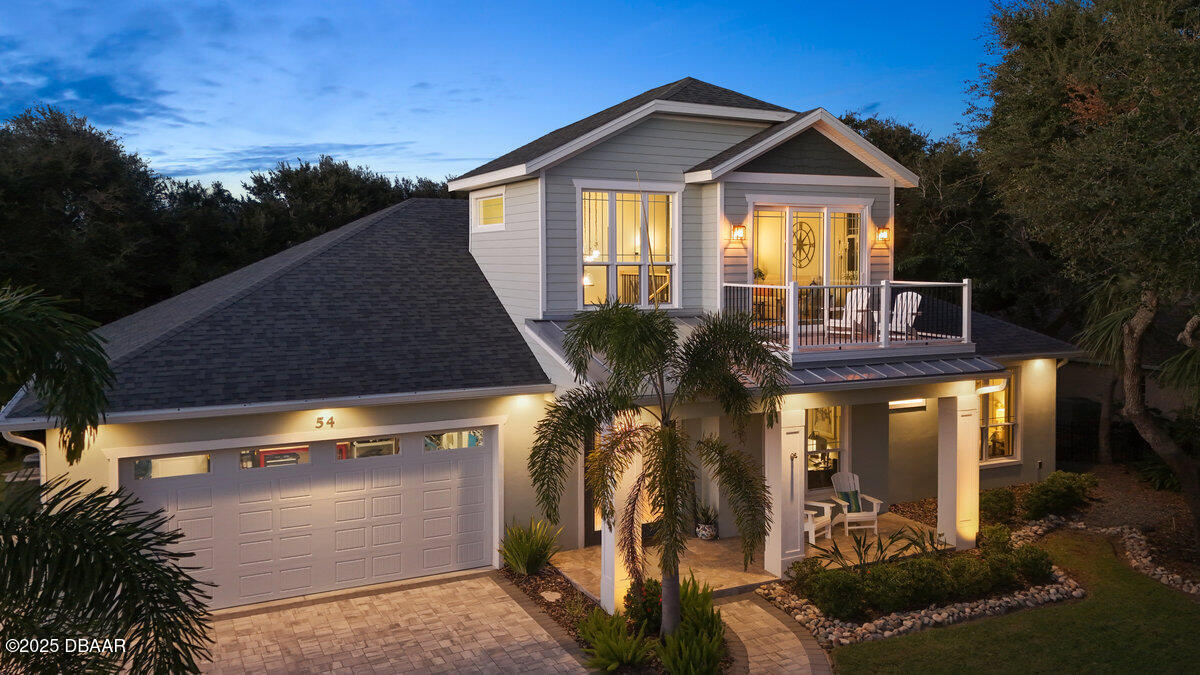 54 Ocean Way Drive Ponce Inlet, FL 32127 - Photo 76 of 76 a front view of a house with yard