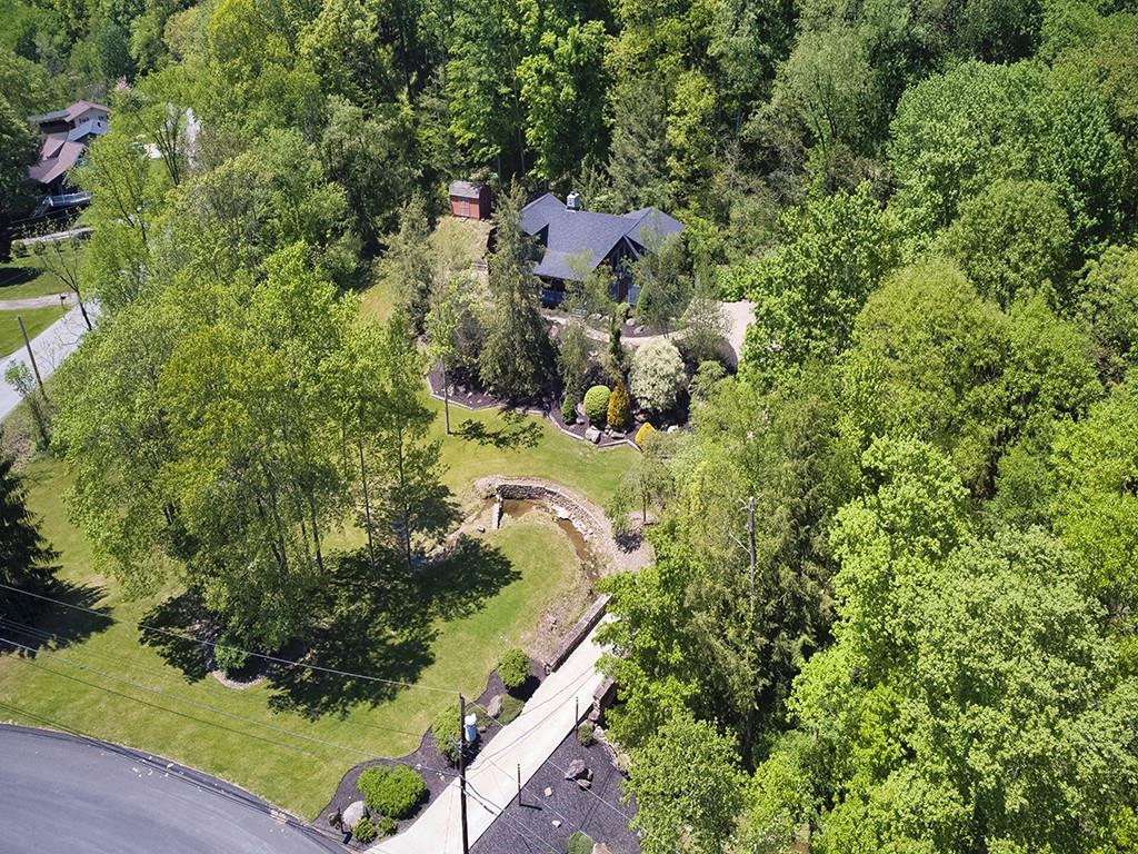 210 Edgewater Drive Monaca, PA 15061 - Photo 3 of 47 an aerial view of residential house with outdoor space and trees all around