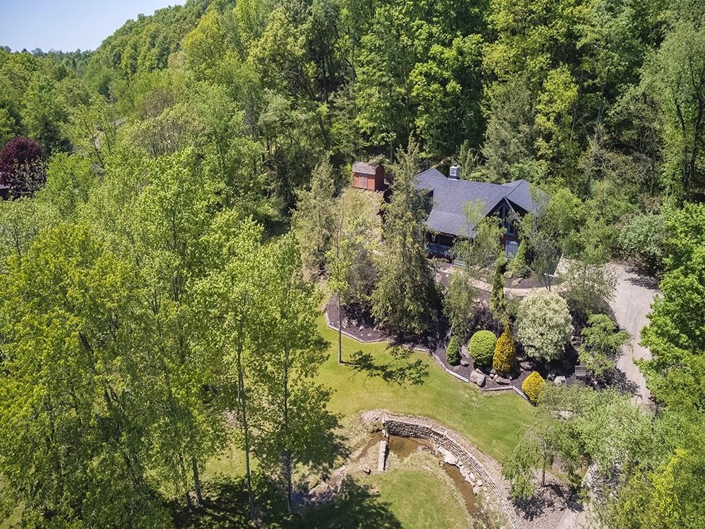 210 Edgewater Drive Monaca, PA 15061 - Photo 7 of 47 an aerial view of a house with a yard basket ball court and outdoor seating
