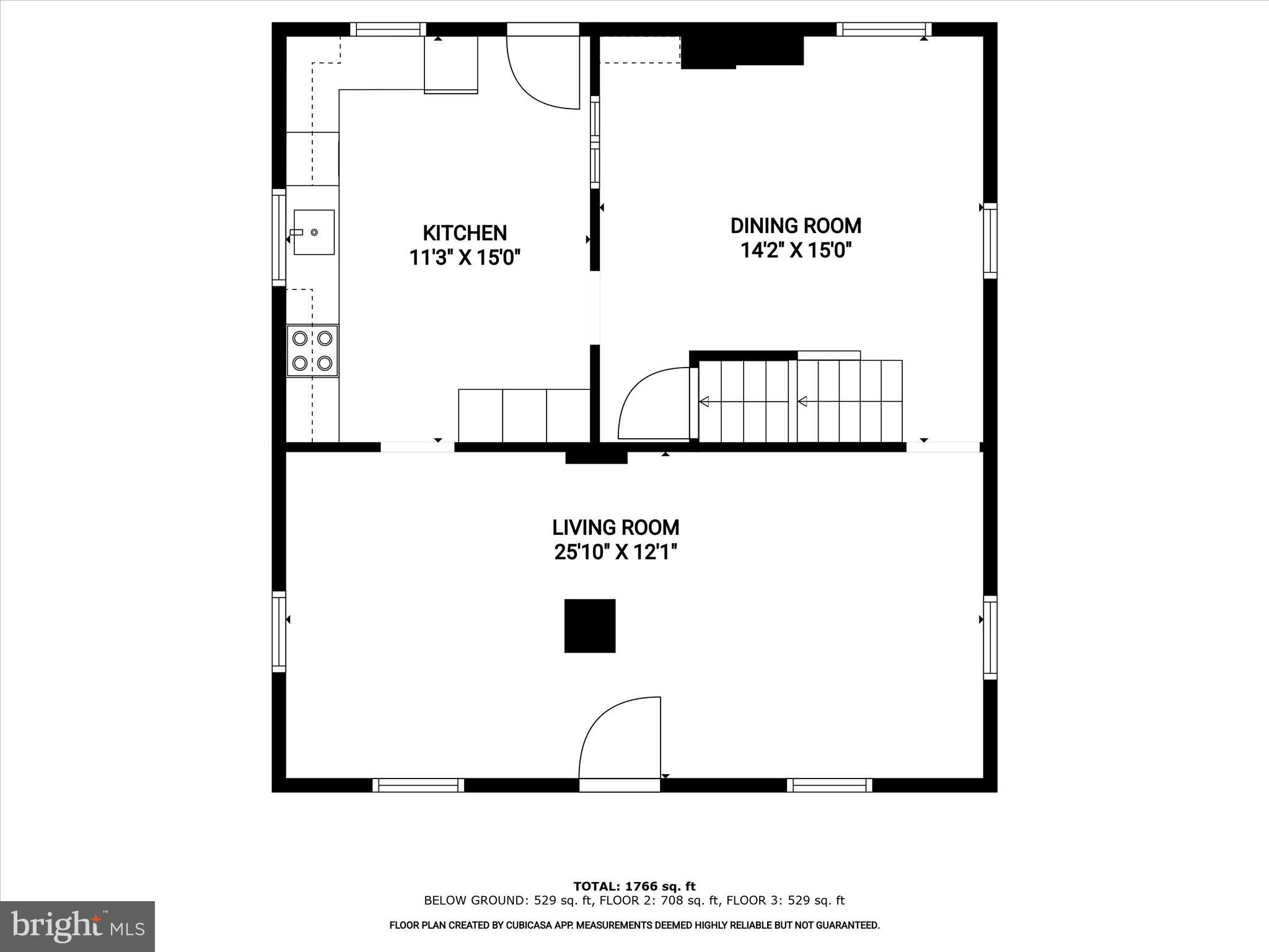 8008 Rider Avenue Towson, MD 21204 - Photo 40 of 43 Main Level Floor Plan
