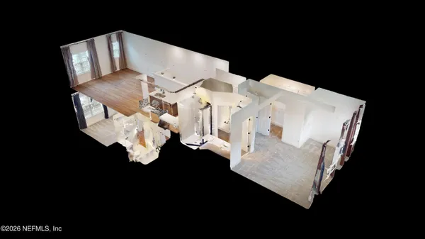 a view of house with outdoor space and sitting area