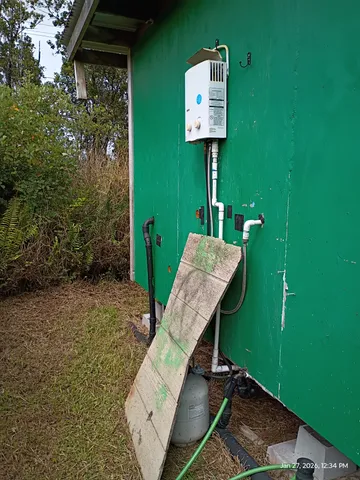 a view of balcony with furniture
