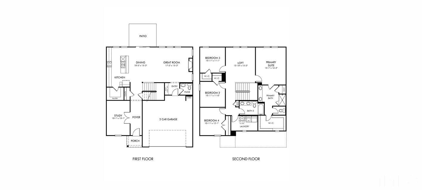 3913 Mountjoy Trail Raleigh, NC 27616 - Photo 2 of 5 a picture of a floor plan