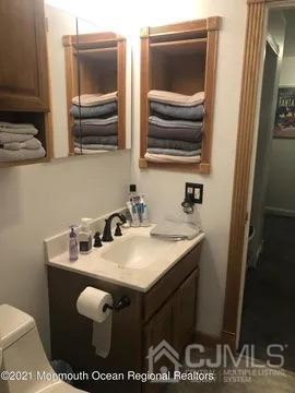 80 Greenwood Loop Road, Unit 80 Brick, NJ 08724 - Photo 28 of 38 a bathroom with a sink toilet and mirror