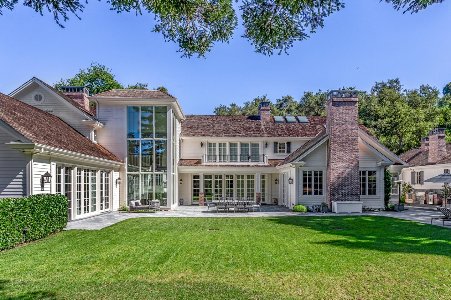 351 Walsh Road Atherton, CA 94027 - Photo 43 of 65 a front view of a house with a garden