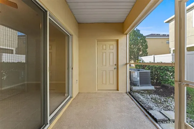 a view of front door