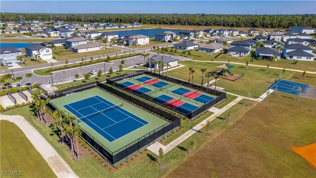 a city view with tall buildings