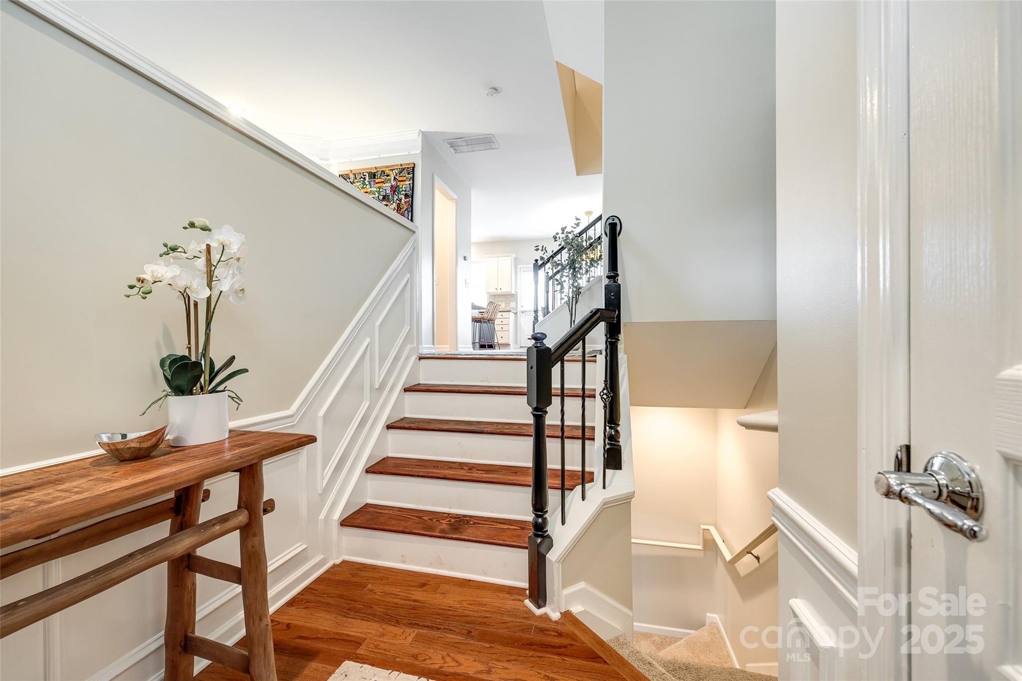 815 Granby Drive Fort Mill, SC 29708 - Photo 5 of 30 a view of entryway and hall with wooden floor