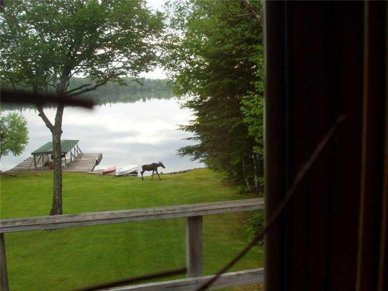 80 South Rangeley Road Rangeley, ME 04964 - Photo 8 of 25 View. Water view and yes, that s a...