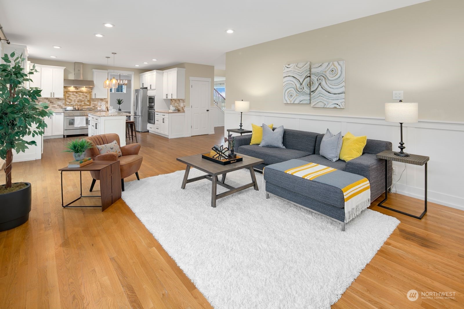 3616 Northeast 65th Street Seattle, WA 98115 - Photo 14 of 40 a living room with furniture and wooden floor