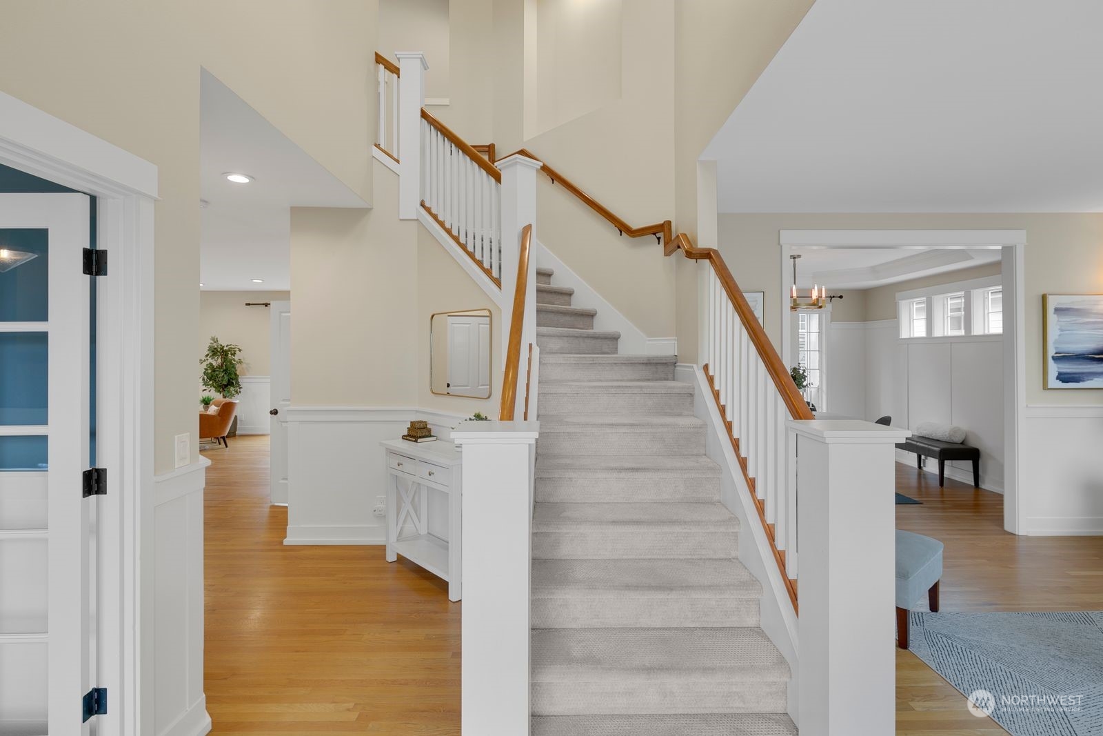 3616 Northeast 65th Street Seattle, WA 98115 - Photo 2 of 40 a view of entryway and hall with wooden floor