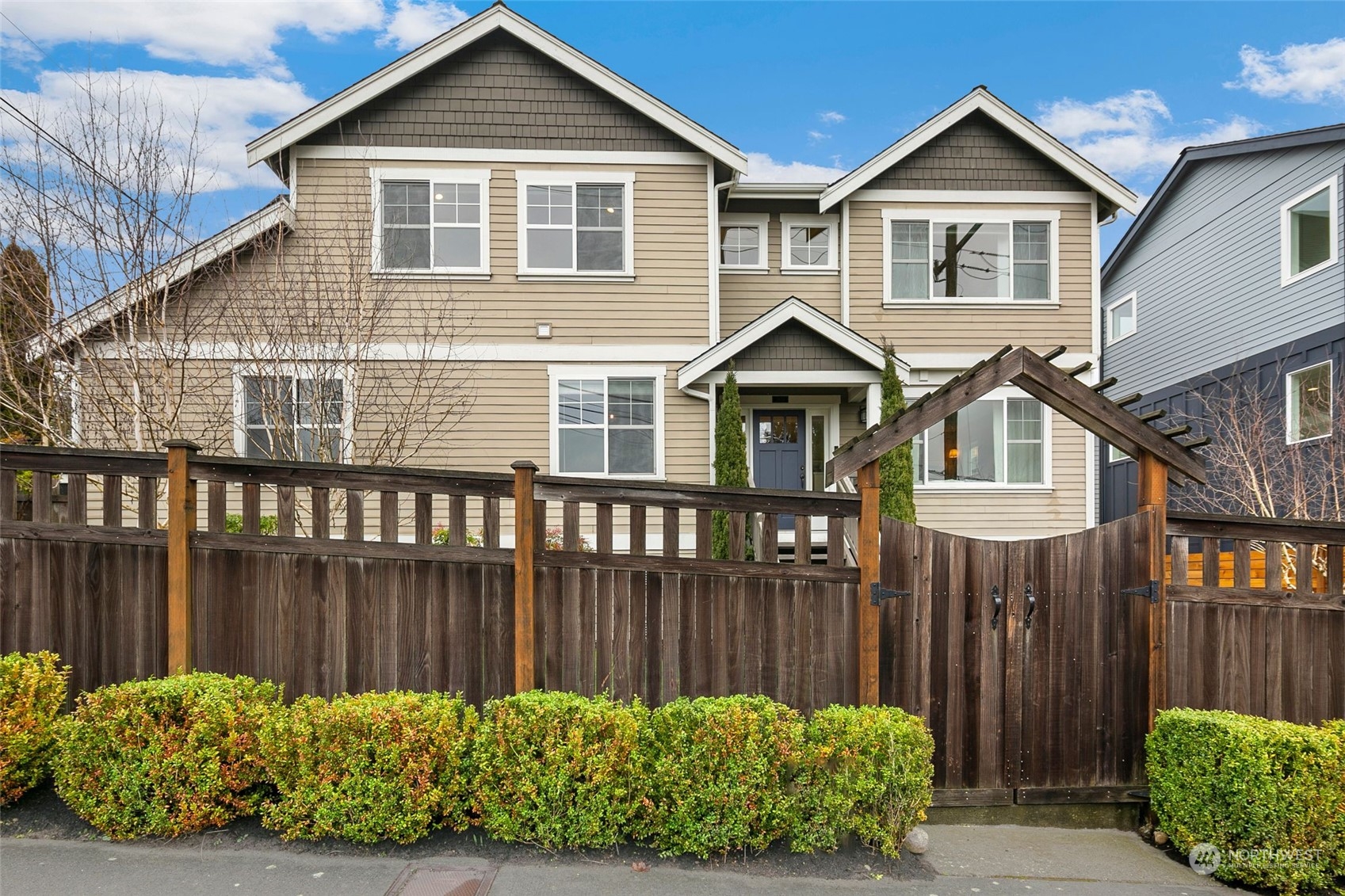 3616 Northeast 65th Street Seattle, WA 98115 - Photo 40 of 40 a front view of a house with garden