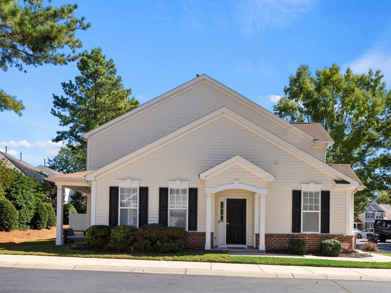 8510 Pillar Gate Lane Raleigh, NC 27613 - Photo 3 of 33 a front view of a house with a garden