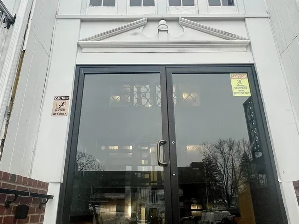 a view of a entryway door of the house