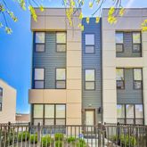 a front view of a multi story building