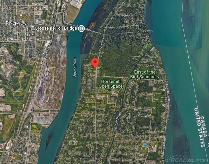19780 Meridian Road Grosse Ile, MI 48138 - Photo 44 of 46 Close to the Detroit River AND the bridge!