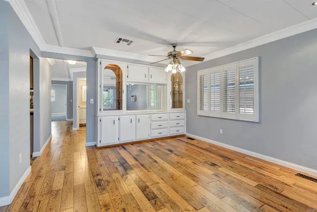 a view of a livingroom with a chandelier