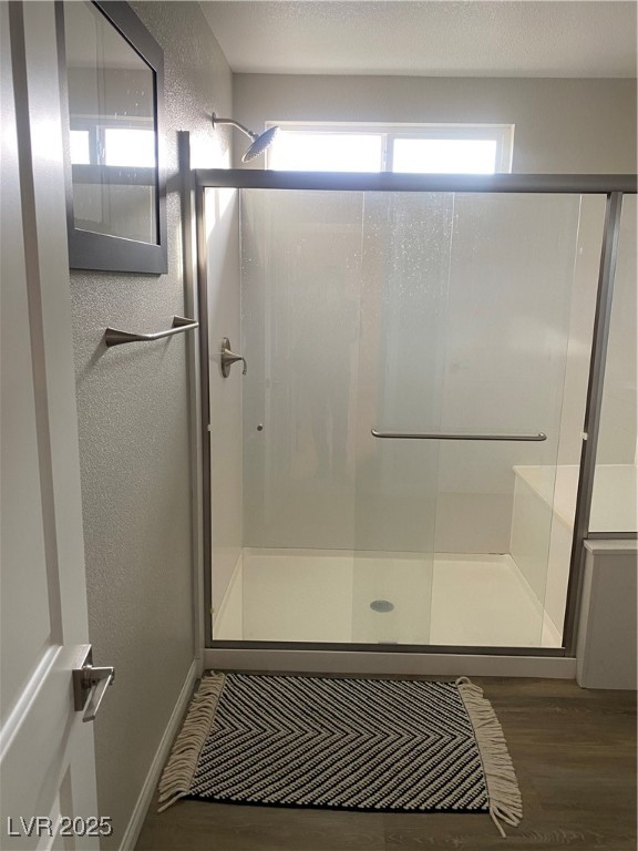 9343 Sully Avenue Las Vegas, NV 89149 - Photo 18 of 27 Full bathroom featuring a textured wall, a texture