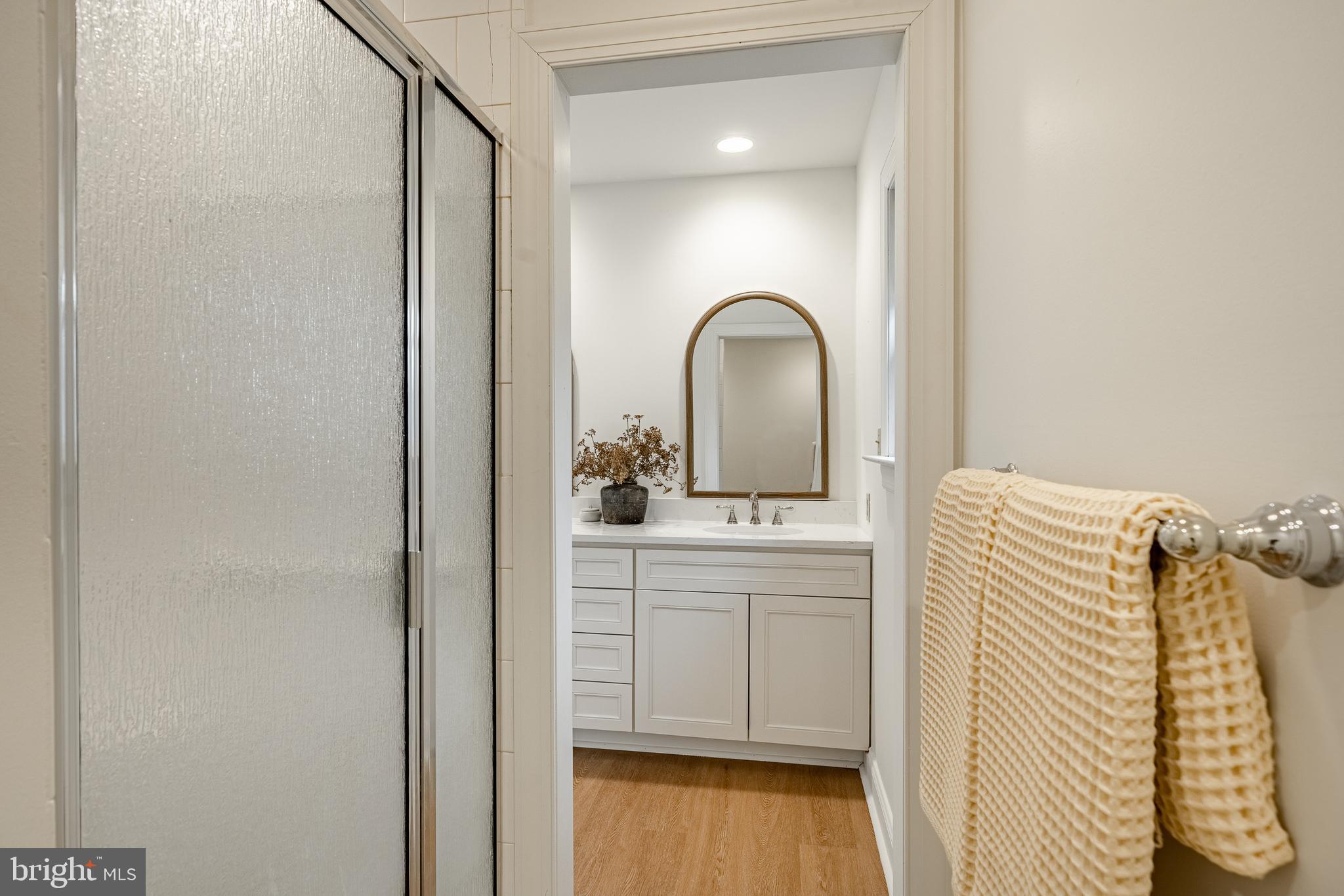 504 Kennett Pike Chadds Ford, PA 19317 - Photo 40 of 75 a room with a sink and a mirror