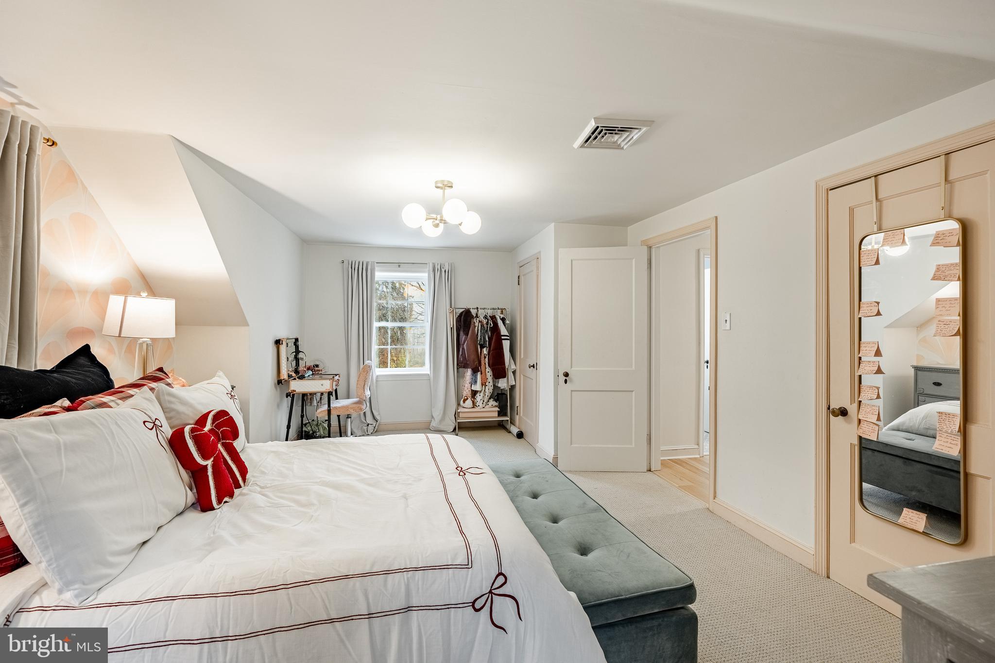 504 Kennett Pike Chadds Ford, PA 19317 - Photo 45 of 75 a bed room with a bed and a view