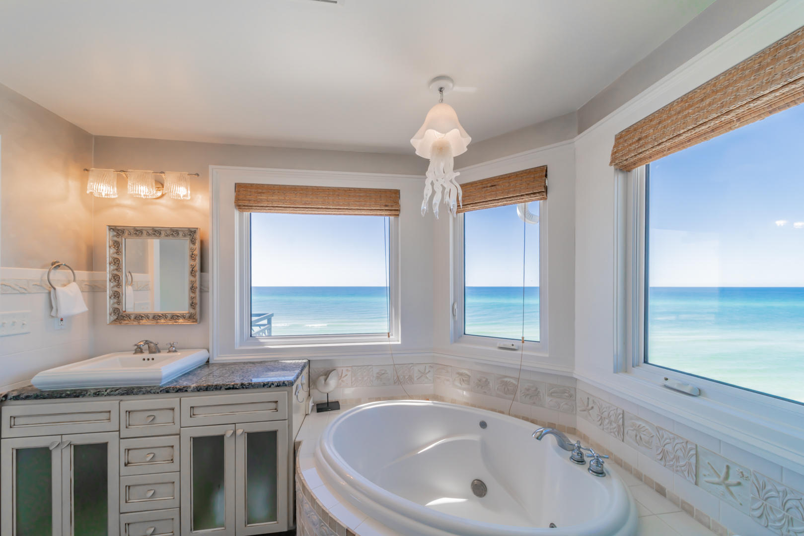 260 South Wall Street Inlet Beach, FL 32461 - Photo 17 of 59 a bathroom with a sink and a bathtub