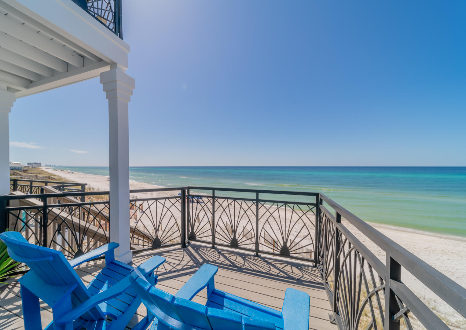260 South Wall Street Inlet Beach, FL 32461 - Photo 36 of 59 a view of a balcony with furniture