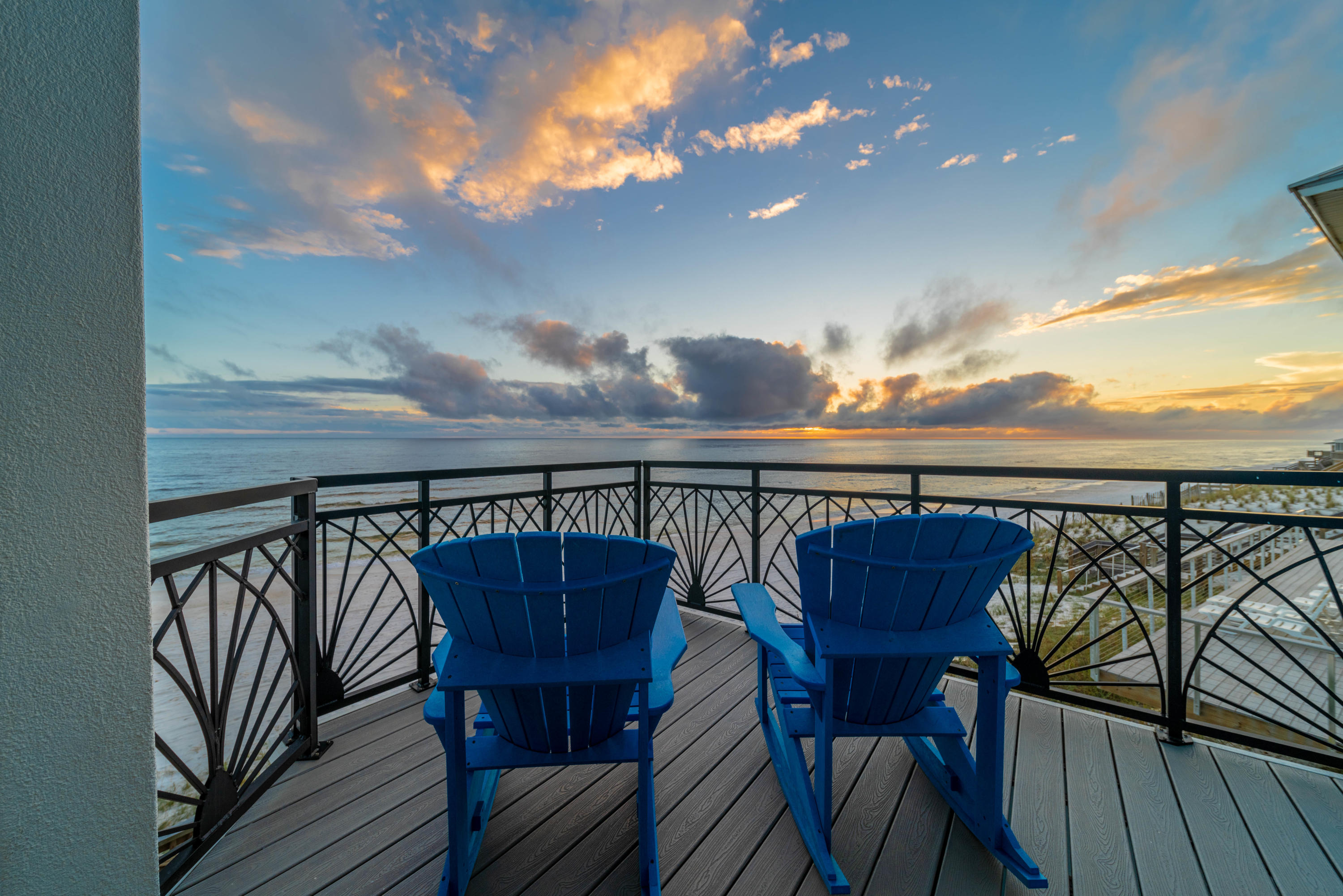 260 South Wall Street Inlet Beach, FL 32461 - Photo 38 of 59 a view of a chairs and table on the balcony