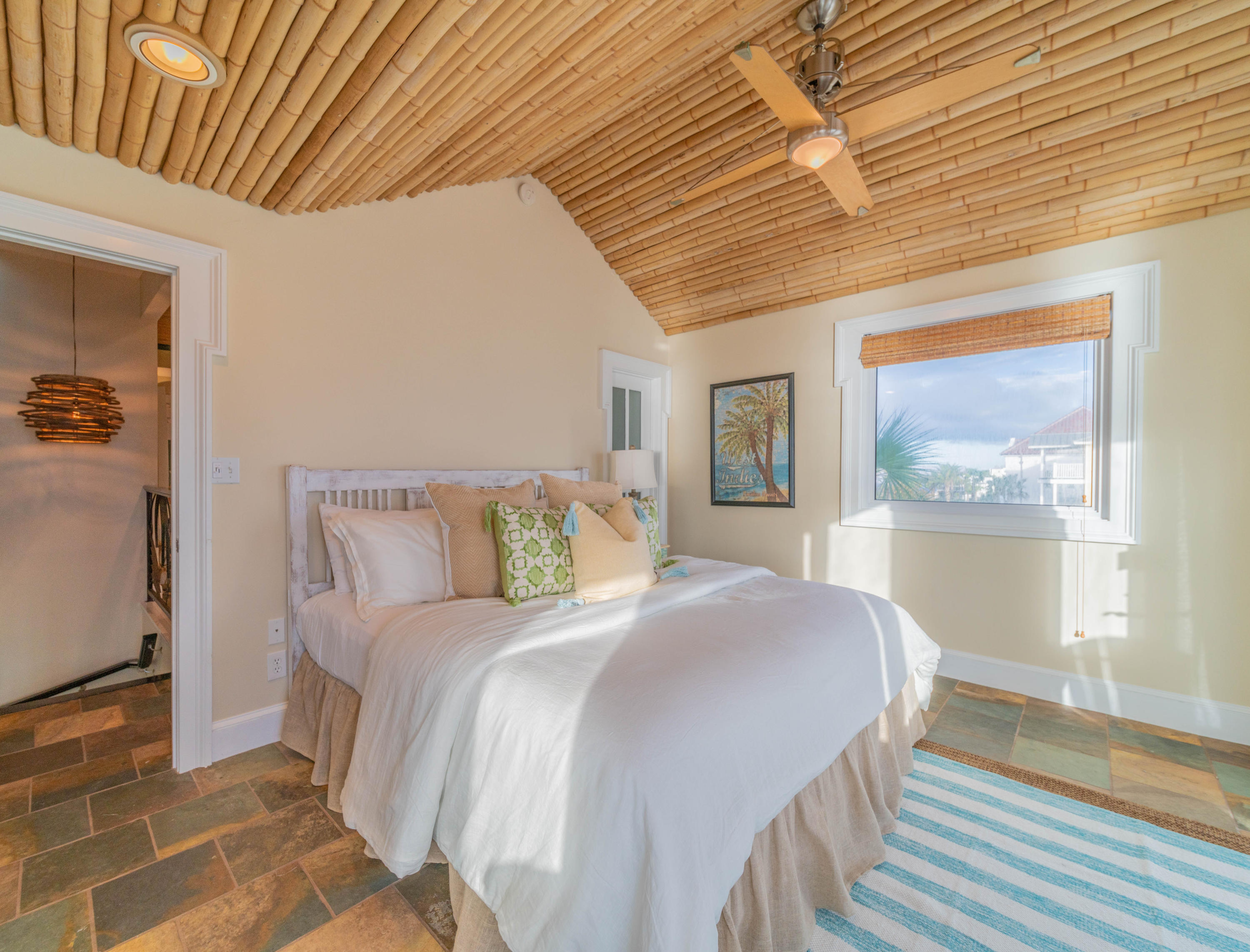 260 South Wall Street Inlet Beach, FL 32461 - Photo 42 of 59 a bed sitting in a bedroom next to a window