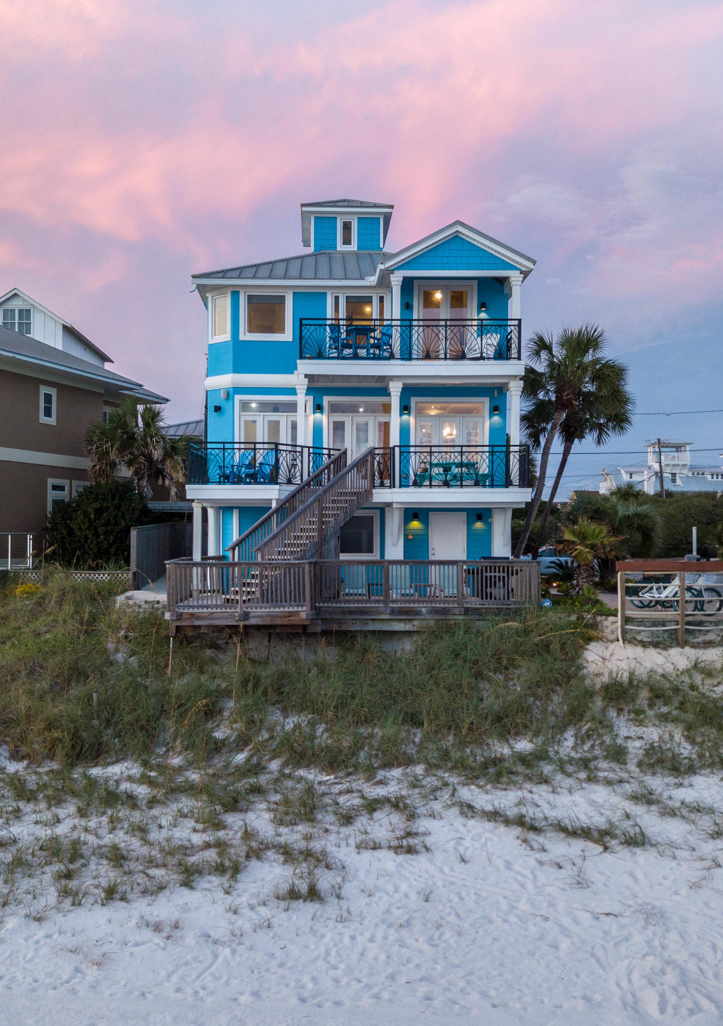 260 South Wall Street Inlet Beach, FL 32461 - Photo 59 of 59 a front view of a house with a yard