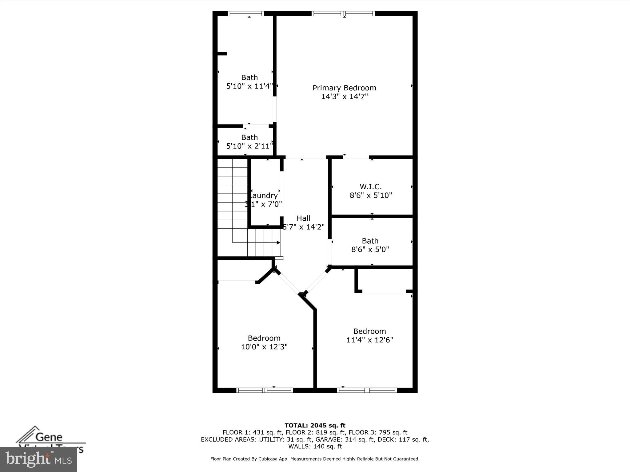 3058 Bretons Ridge Way Hanover, MD 21076 - Photo 42 of 43 a picture of a floor plan