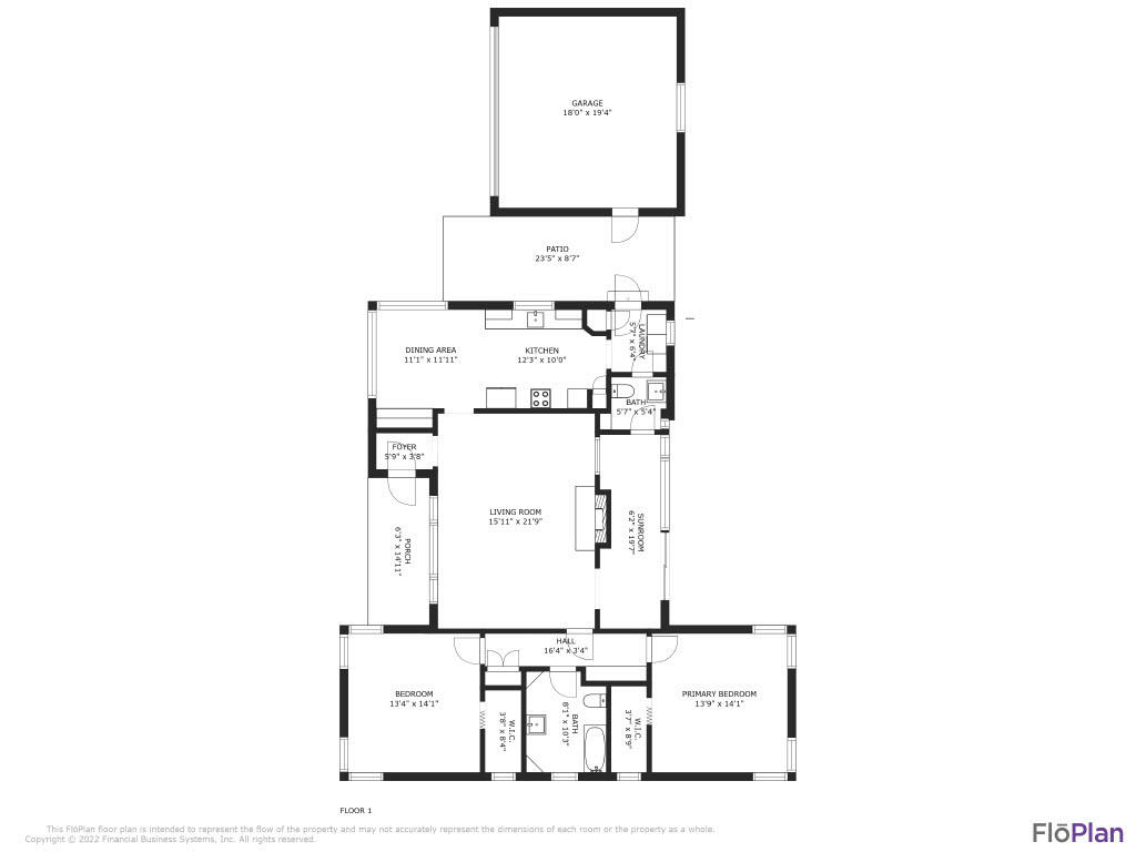 2937 Hermosa Road Santa Barbara, CA 93105 - Photo 20 of 20 2937 Hermosa updated Floor Plan W Dimens