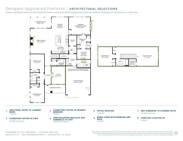$977,000 | 2010 River Bend Drive, Charleston, SC 29412