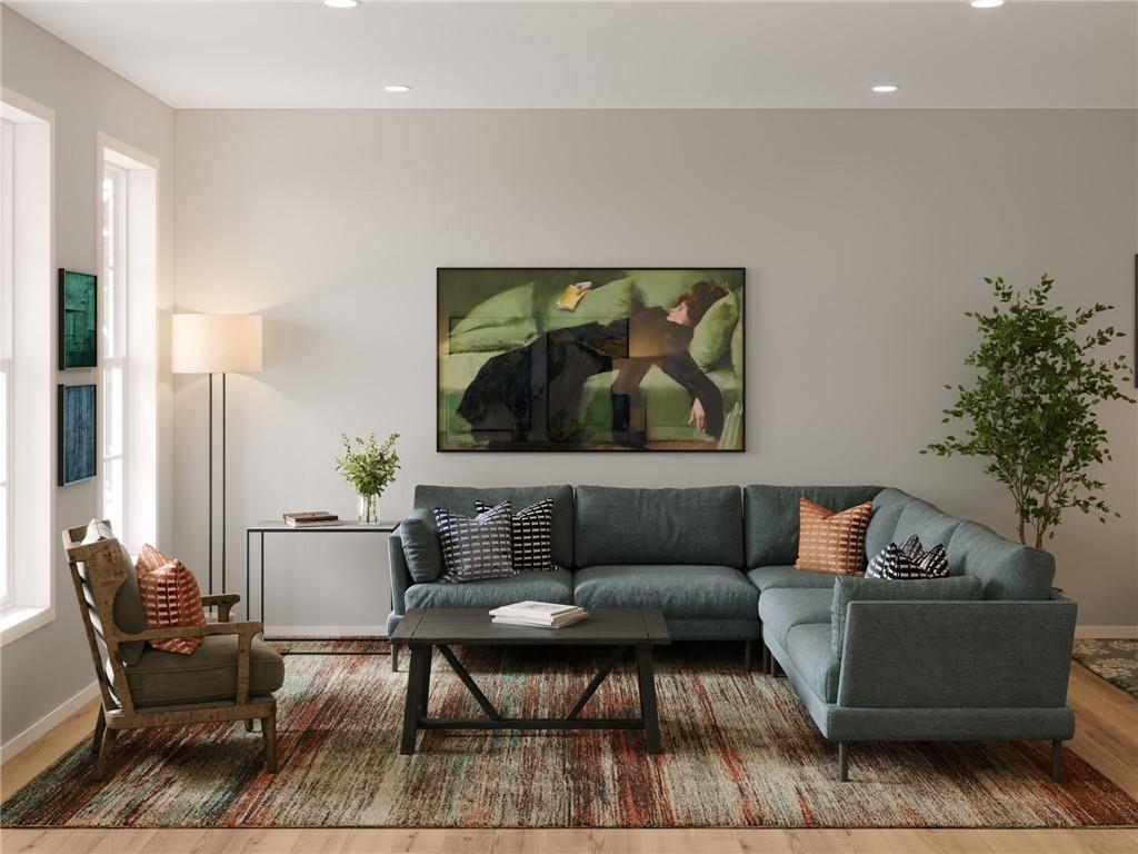 902 Reeb Way Cranberry Township, PA 16066 - Photo 13 of 31 a living room with furniture and a potted plant