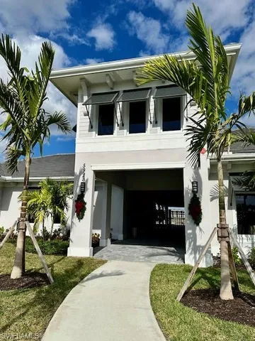 a view of a entryway front of house