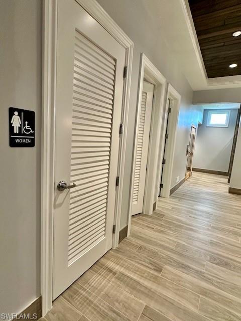 5856 Sunningdale St Avenue Immokalee, FL 34142 - Photo 34 of 44 a view of a hallway with wooden floor and staircase