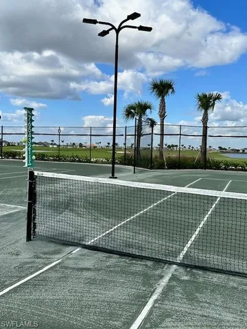 a view of a tennis court