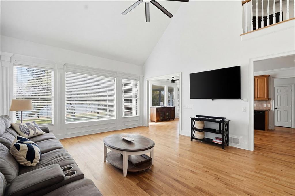 1810 Kilough Church Road Dawsonville, GA 30534 - Photo 5 of 29 a living room with furniture and a flat screen tv