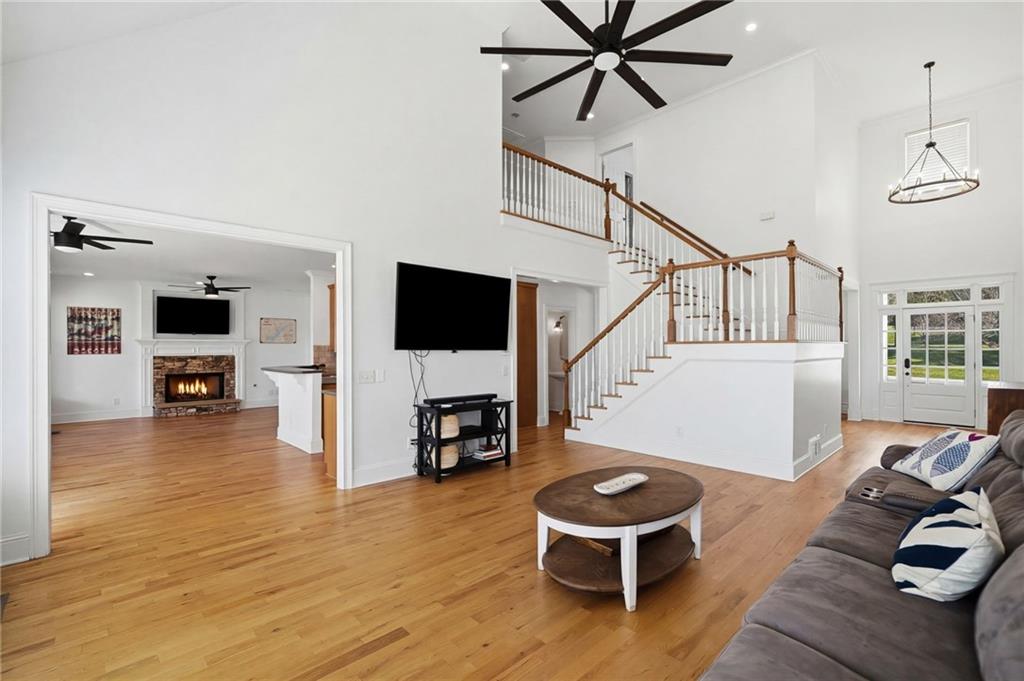 1810 Kilough Church Road Dawsonville, GA 30534 - Photo 6 of 29 a living room with furniture and a flat screen tv