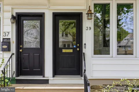 a view of a door of a house with a front door