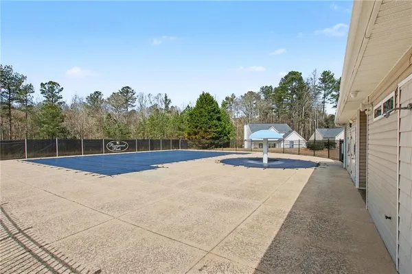 a view of a basketball court