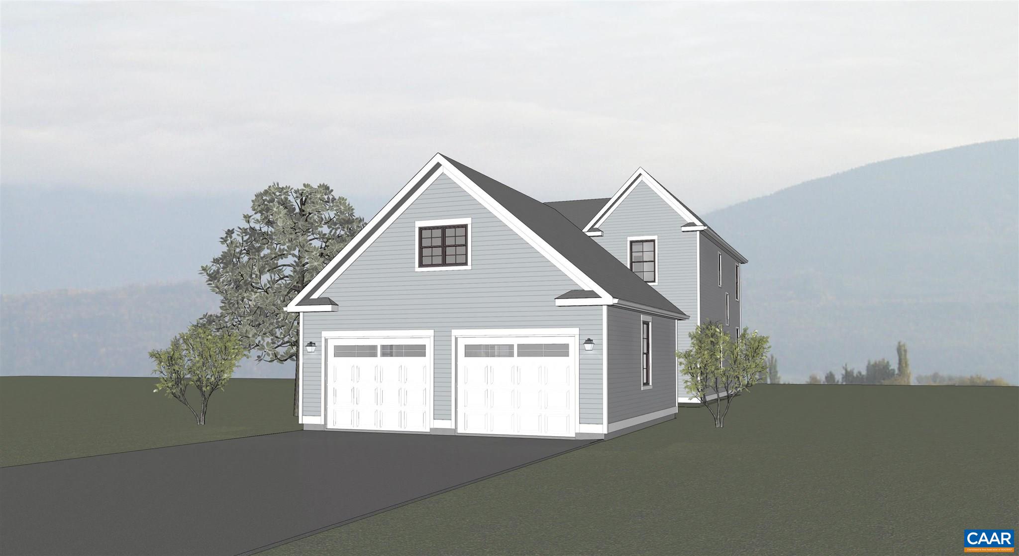 3267 Horizon Road Charlottesville, VA 22902 - Photo 3 of 29 a front view of a house with a yard and garage