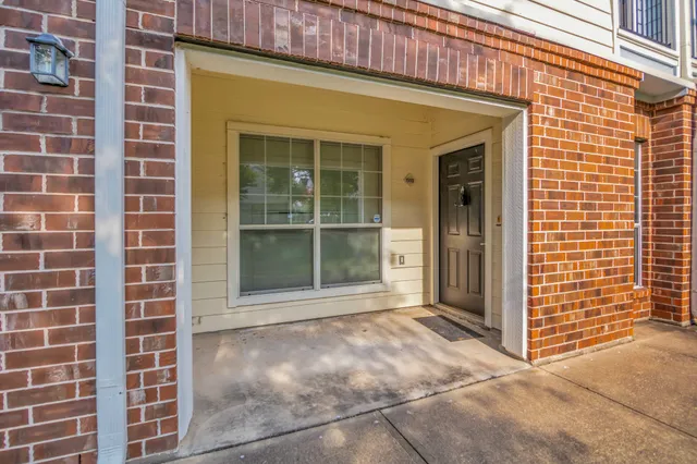 a view of front door of house