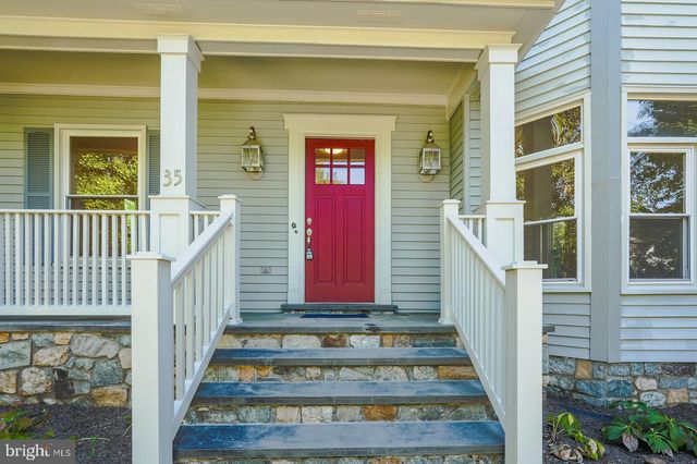 a view of a deck with a large garden