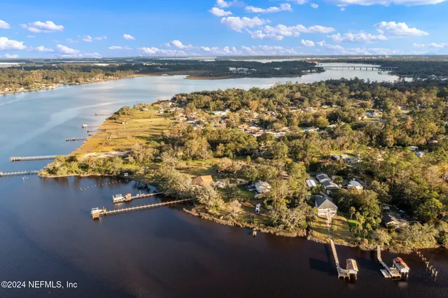 a view of lake and mountain