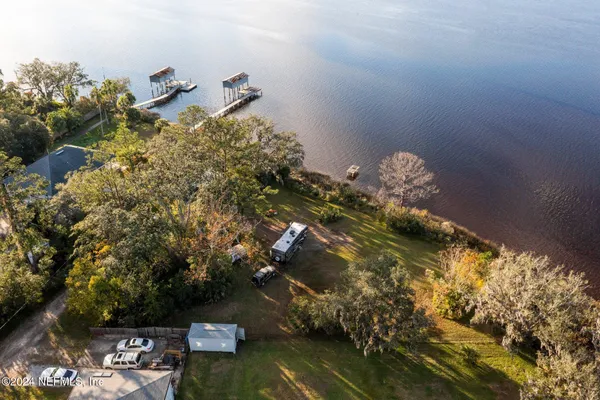 a view of an ocean and beach