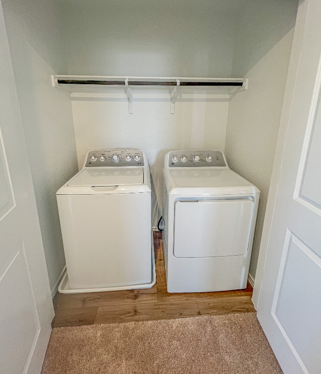 254 The Bad Way Jarrell, TX 76537 - Photo 21 of 24 a utility room with dryer and washer
