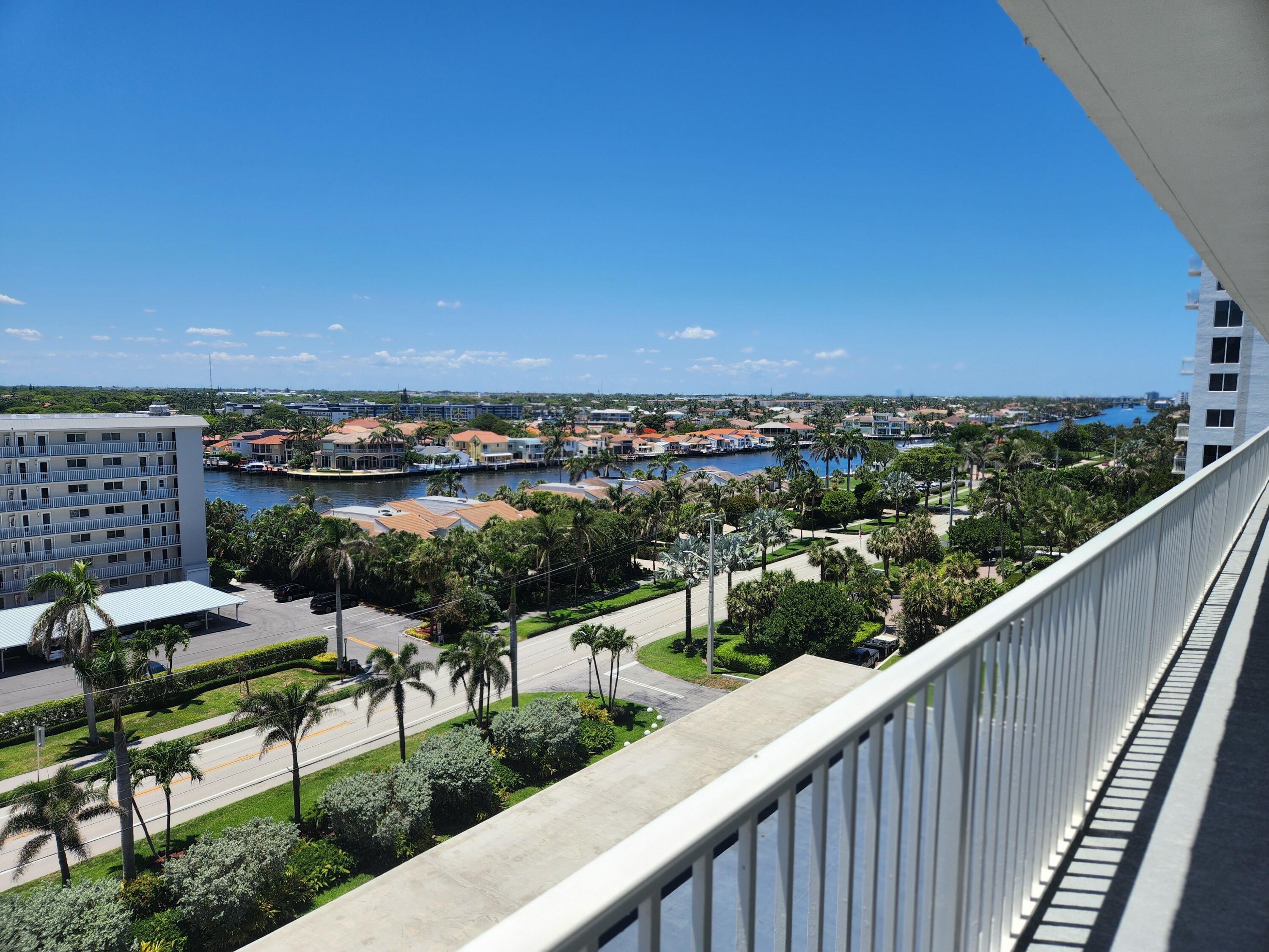3101 South Ocean Boulevard, Unit 812 Highland Beach, FL 33487 - Photo 18 of 24 a view of balcony with furniture