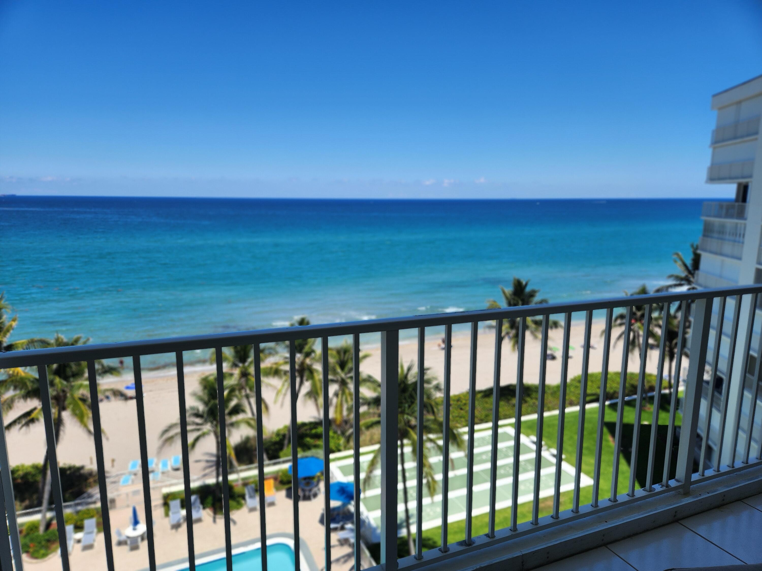 3101 South Ocean Boulevard, Unit 812 Highland Beach, FL 33487 - Photo 3 of 24 a view of a balcony