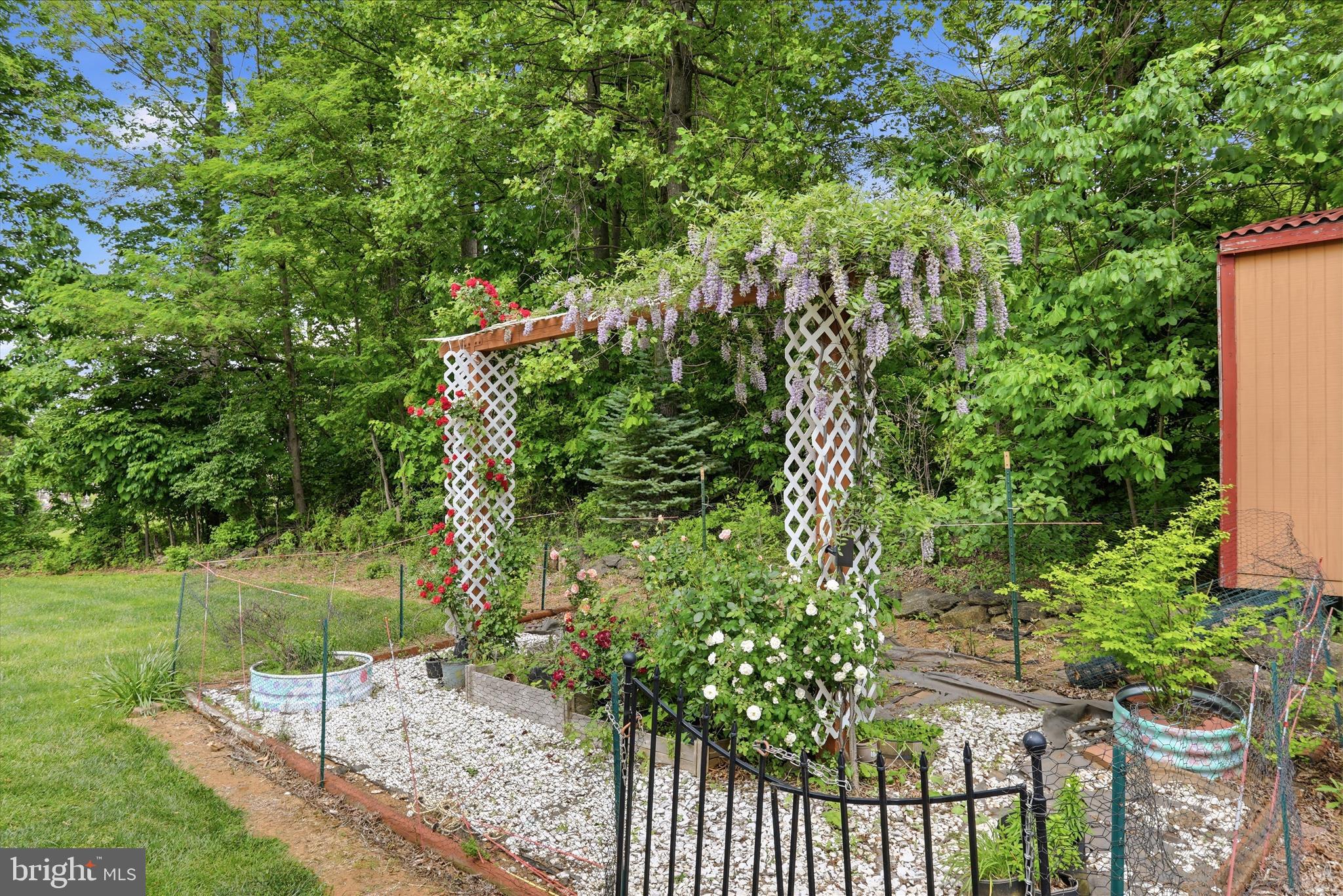 126 Cliffside Road Linden, VA 22642 - Photo 28 of 49 Backyard Garden Trellis